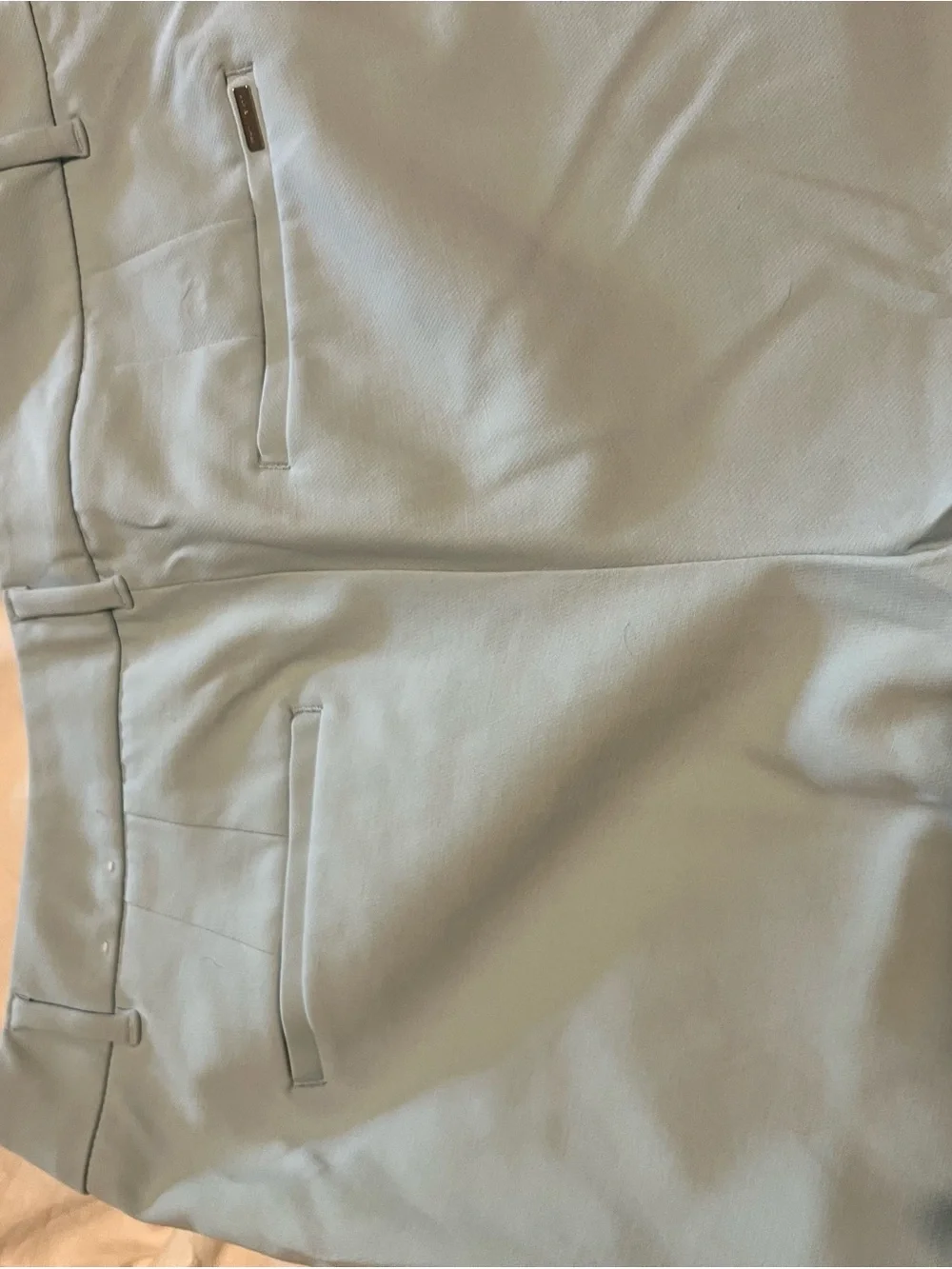 White House Black Market Pale Blue pantsuit
